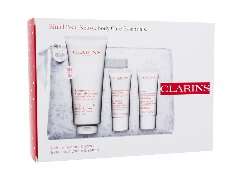 Lait corps Clarins Body Care Essentials On The Go 200 ml Sets