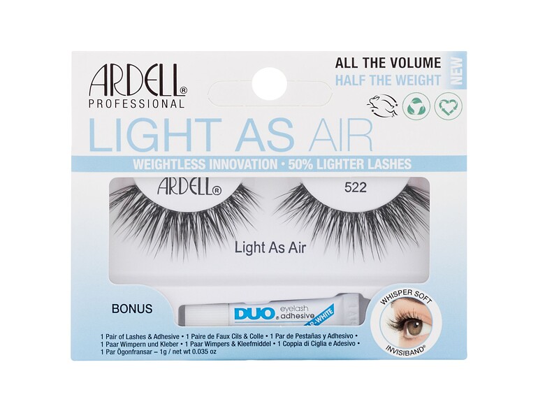Falsche Wimpern Ardell Light As Air 522 1 St. Black