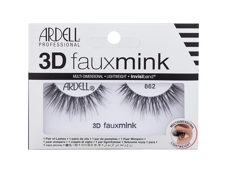 Faux cils Ardell 3D Faux Mink 862 1 St. Black