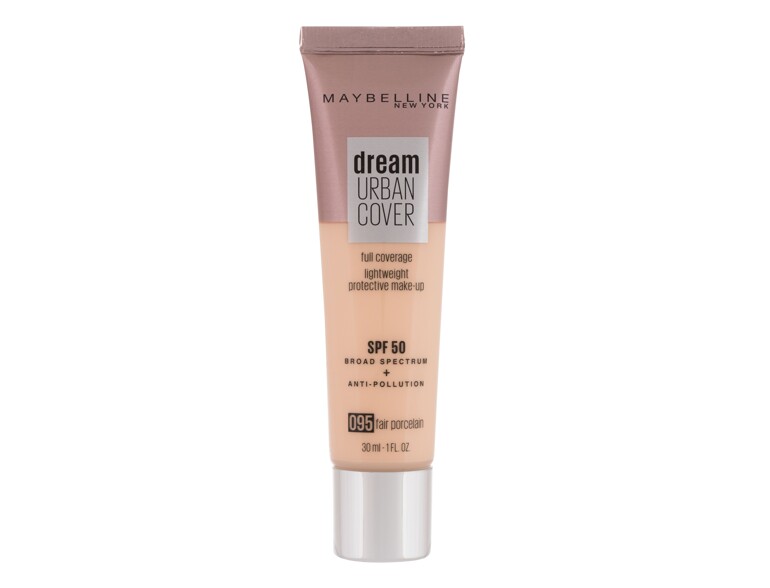 Foundation Maybelline Dream Urban Cover SPF50 30 ml 095 Fair Porcelain Beschädigte Verpackung