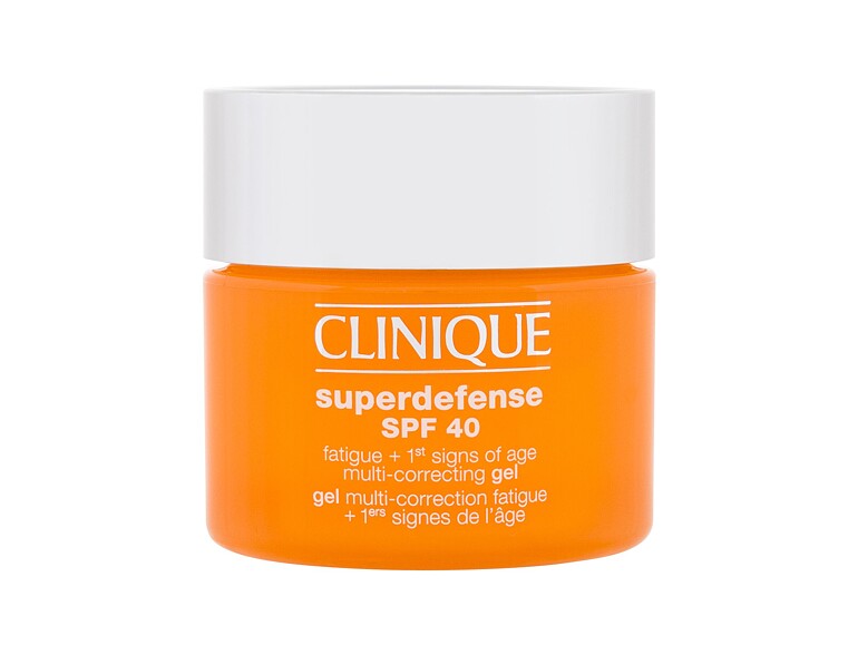 Gel visage Clinique Superdefense Multi-Correcting SPF40 50 ml