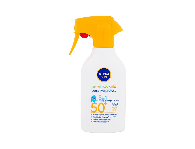 Protezione solare corpo Nivea Sun Babies & Kids Sensitive Protect Spray SPF50+ 270 ml