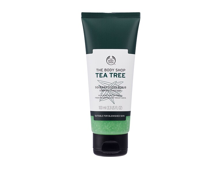 Peeling viso The Body Shop Tea Tree Squeaky-Clean Scrub 100 ml