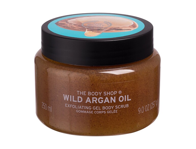 Peeling per il corpo The Body Shop Wild Argan Oil Exfoliating Gel Body Scrub 250 ml