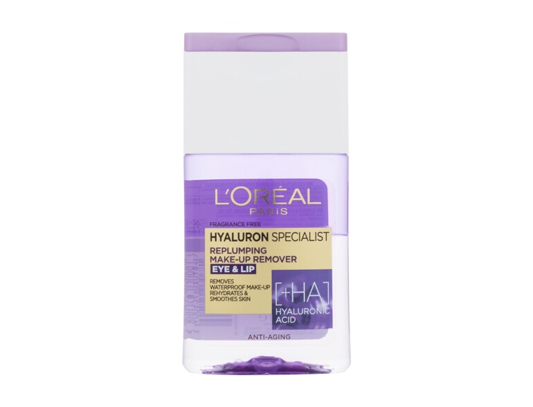 Augen-Make-up-Entferner L'Oréal Paris Hyaluron Specialist Replumping Make-Up Remover 125 ml