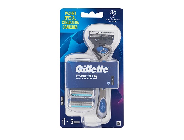 Rasierer Gillette Fusion5 Proglide UEFA Champions League 1 St. Beschädigte Schachtel