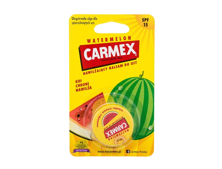 Balsamo per le labbra Carmex Watermelon SPF15 7,5 g