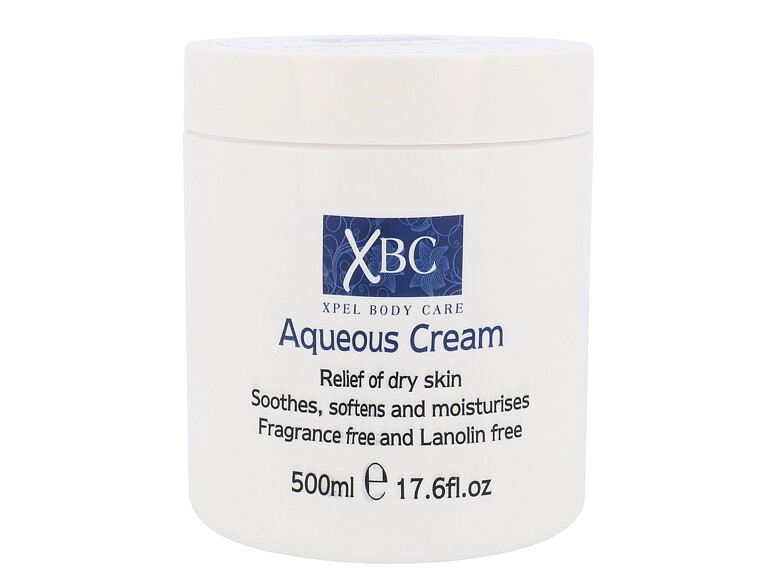 Crème corps Xpel Body Care Aqueous Cream 500 ml emballage endommagé