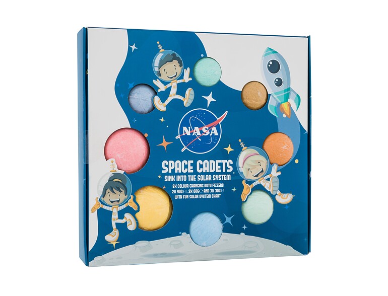 Badebombe NASA Space Cadets Bath Fizzers Kit 90 g Beschädigte Schachtel Sets