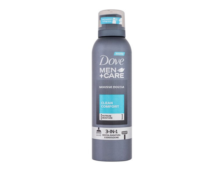 Doccia schiuma Dove Men + Care Clean Comfort 200 ml