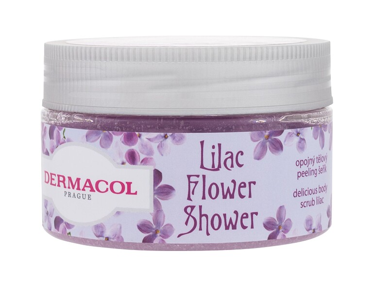 Peeling per il corpo Dermacol Lilac Flower Shower Body Scrub 200 g