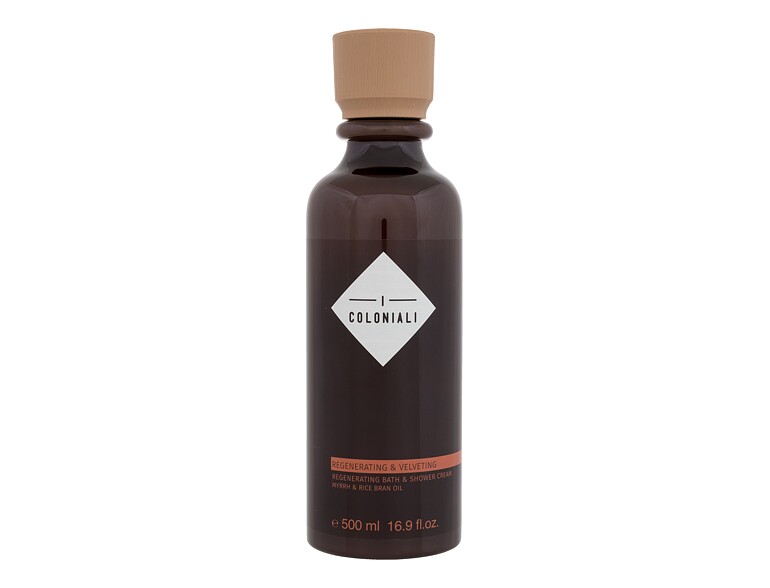Duschcreme I Coloniali Myrrh & Rice Bran Oil Regenerating & Velveting Bath & Shower Cream 500 ml Beschädigtes Flakon