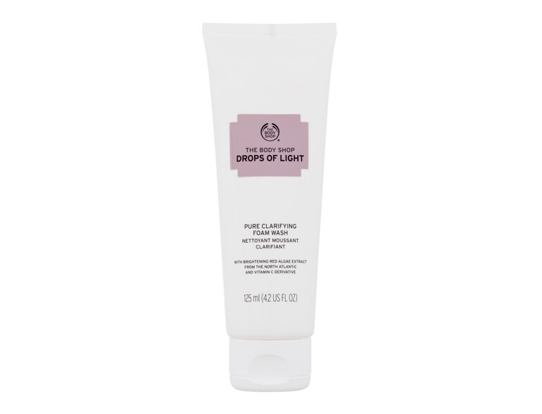 Reinigungscreme The Body Shop Drops Of Light Pure Clarifying Foam Wash 125 ml