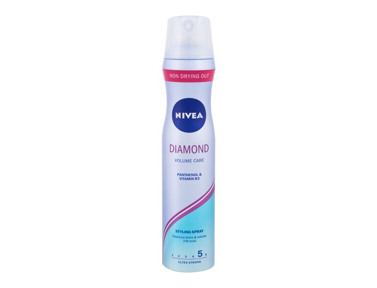 Haarspray  Nivea Diamond Volume Care 250 ml Beschädigtes Flakon