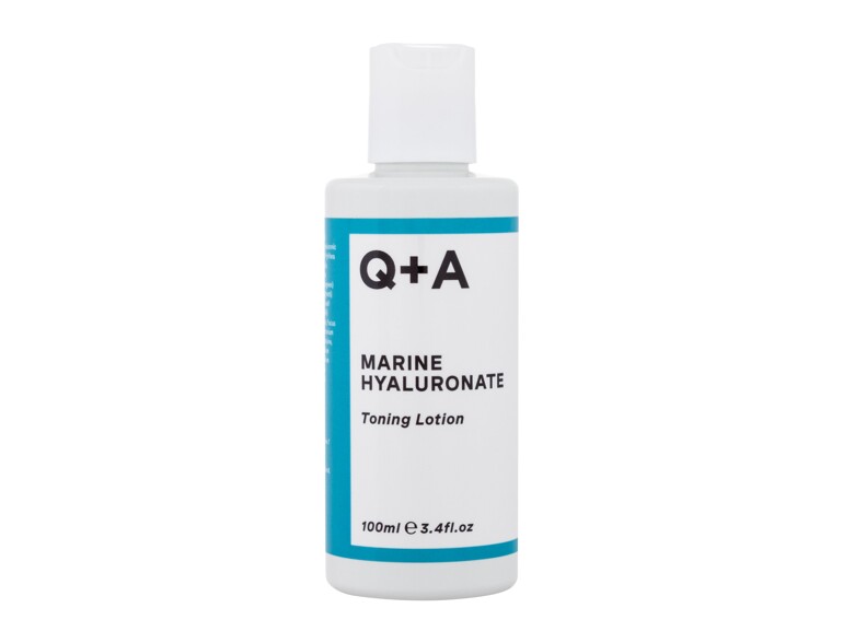 Lotion visage et spray  Q+A Marina Hyaluronic Toning Lotion 100 ml boîte endommagée