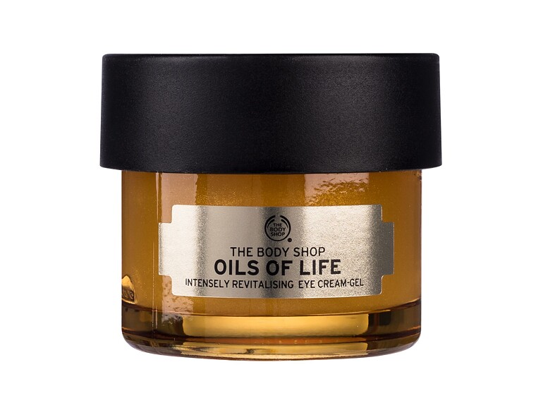 Augencreme The Body Shop Oils Of Life Intensely Revitalising Eye Cream-Gel 20 ml Beschädigte Schachtel