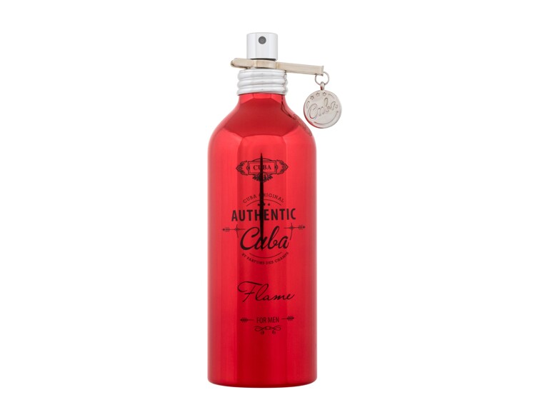 Eau de Toilette Cuba Authentic Flame 100 ml Beschädigte Schachtel