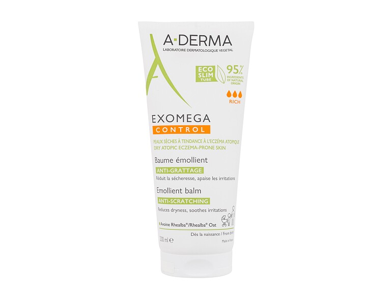 Körperbalsam A-Derma Exomega Control Rich Emollient Balm 200 ml