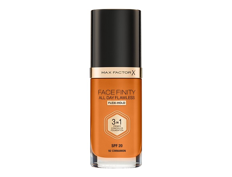 Foundation Max Factor Facefinity 3 in 1 SPF20 30 ml 92 Cinnamon