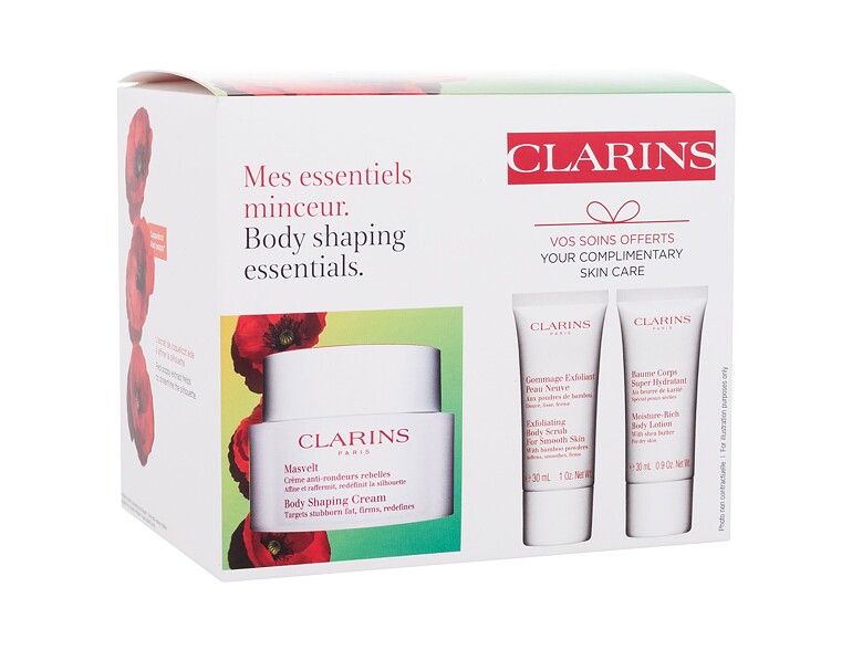 Körpercreme Clarins Body Shaping Essentials 200 ml Sets