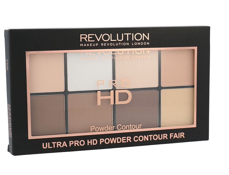 Contouring palette Makeup Revolution London Ultra Pro HD Powder Contour Palette 20 g Fair scatola da