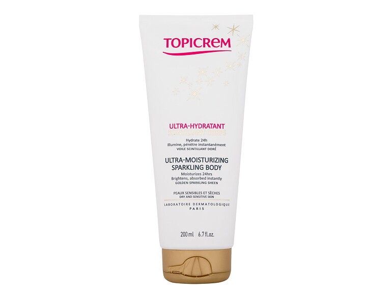 Körperlotion Topicrem Ultra-Moisturizing Sparkling Body 200 ml