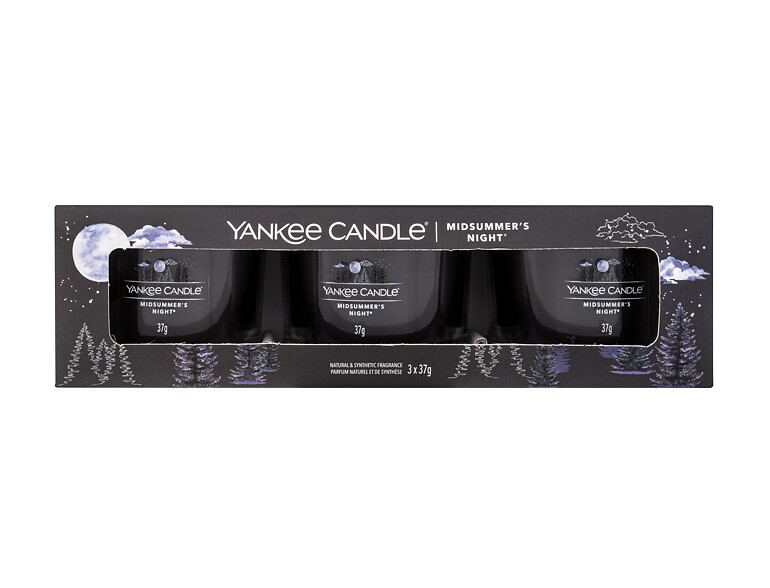 Bougie parfumée Yankee Candle Midsummer´s Night 37 g boîte endommagée Sets