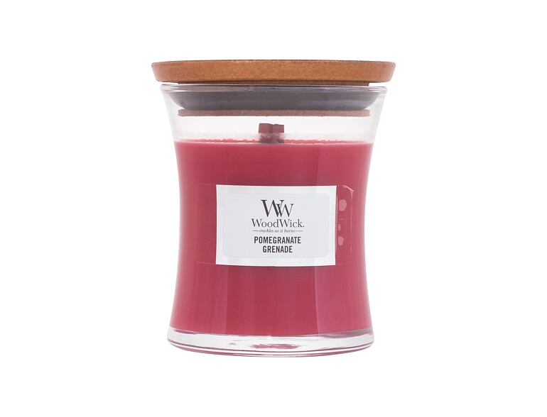 Bougie parfumée WoodWick Pomegranate 85 g emballage endommagé