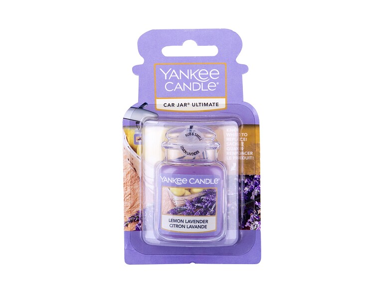 Autoduft Yankee Candle Lemon Lavender Car Jar 1 St. Beschädigte Verpackung