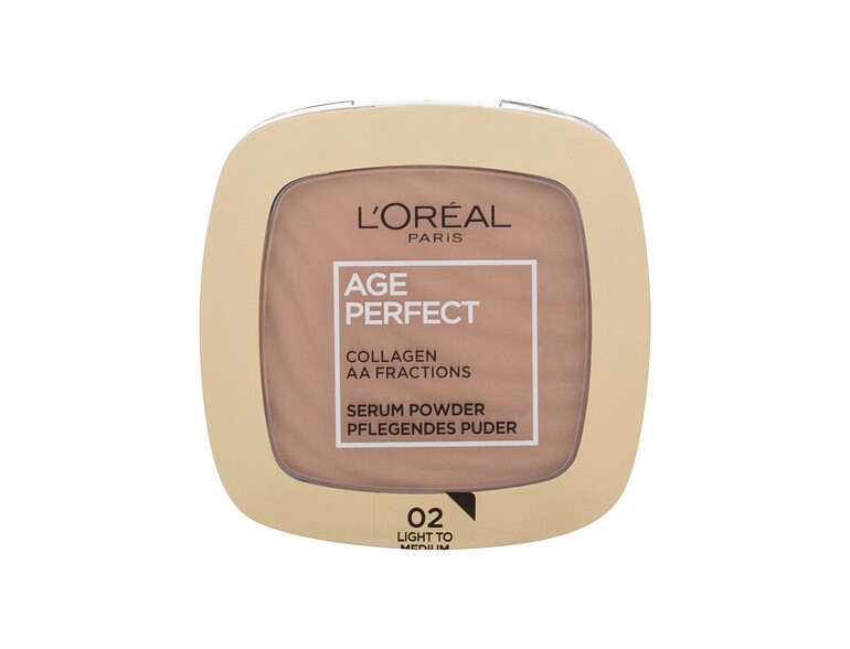 Poudre L'Oréal Paris Age Perfect Serum Powder 9 g 02 Light To Medium boîte endommagée
