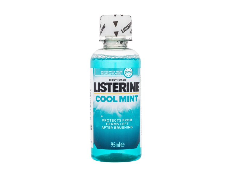 Bain de bouche Listerine Cool Mint Mouthwash 95 ml flacon endommagé