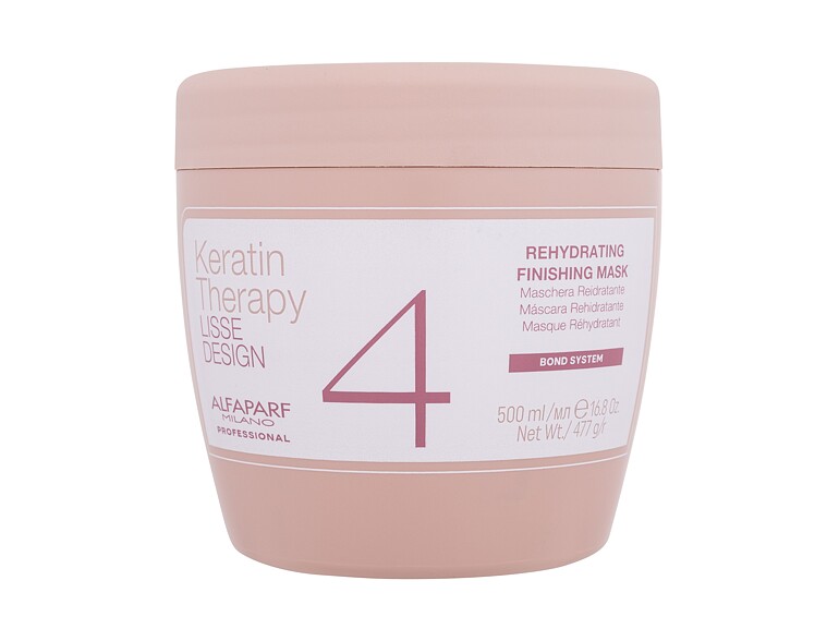 Masque cheveux ALFAPARF MILANO Keratin Therapy Lisse Design Rehydrating 500 ml