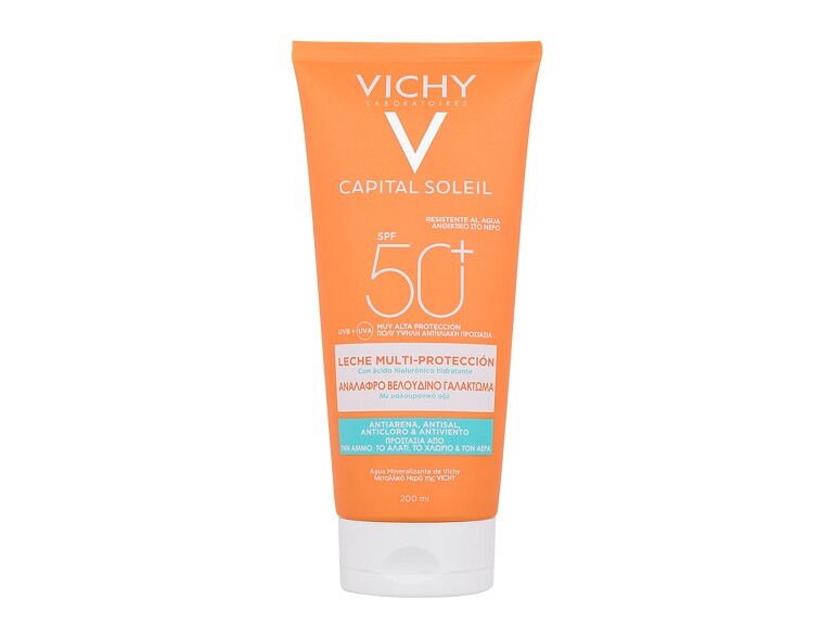 Soin solaire corps Vichy Capital Soleil Multi-Protection Milk SPF50+ 200 ml