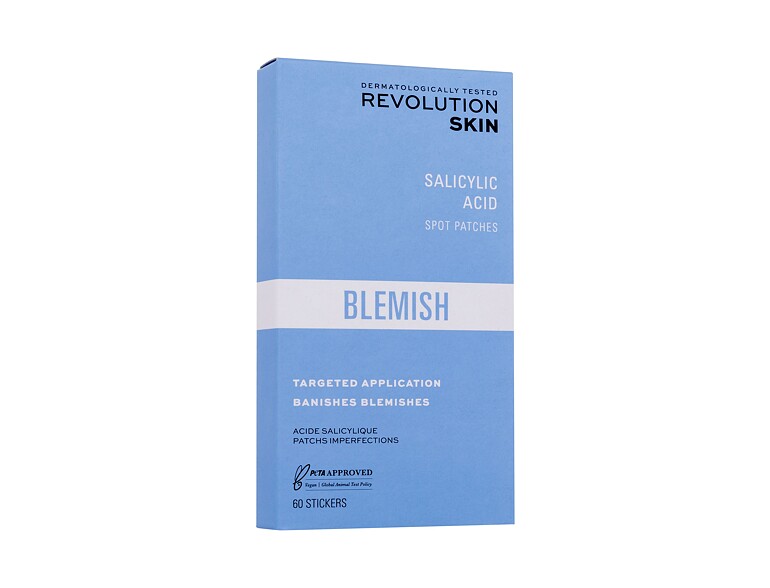 Cura per la pelle problematica Revolution Skincare Blemish Salicylic Acid Spot Patches 60 St.