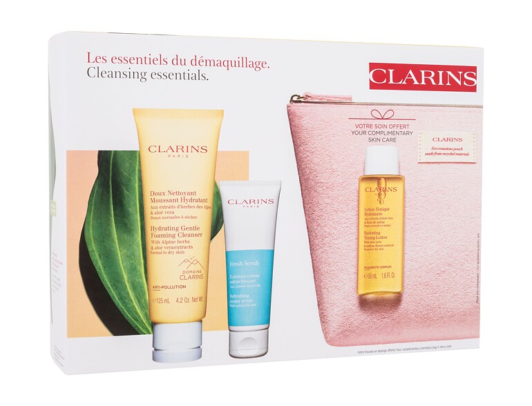 Crème nettoyante Clarins Cleansing Essentials 125 ml boîte endommagée Sets
