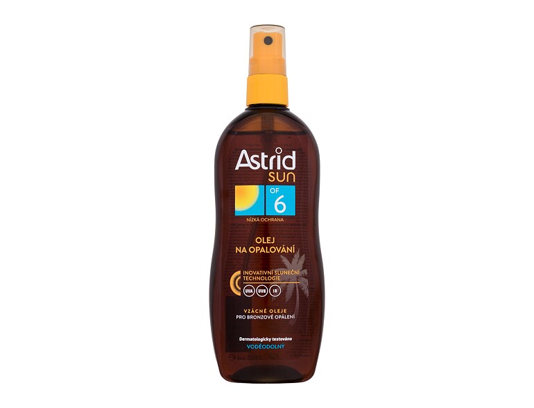 Soin solaire corps Astrid Sun Spray Oil SPF6 200 ml