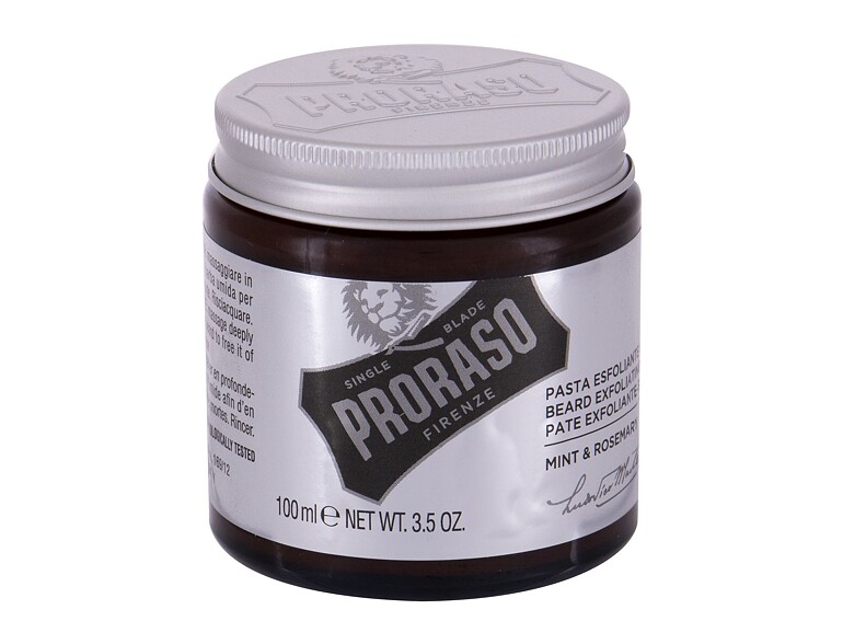 Peeling PRORASO Mint & Rosemary Beard Exfoliating Paste 100 ml Beschädigte Verpackung