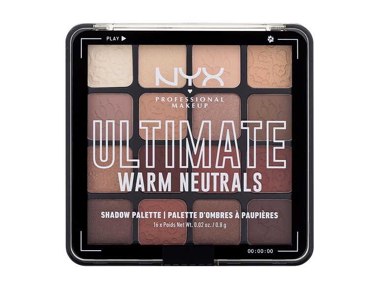 Lidschatten NYX Professional Makeup Ultimate Warm Neutrals 12,8 g