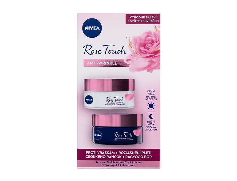 Tagescreme Nivea Rose Touch 50 ml Beschädigte Schachtel Sets