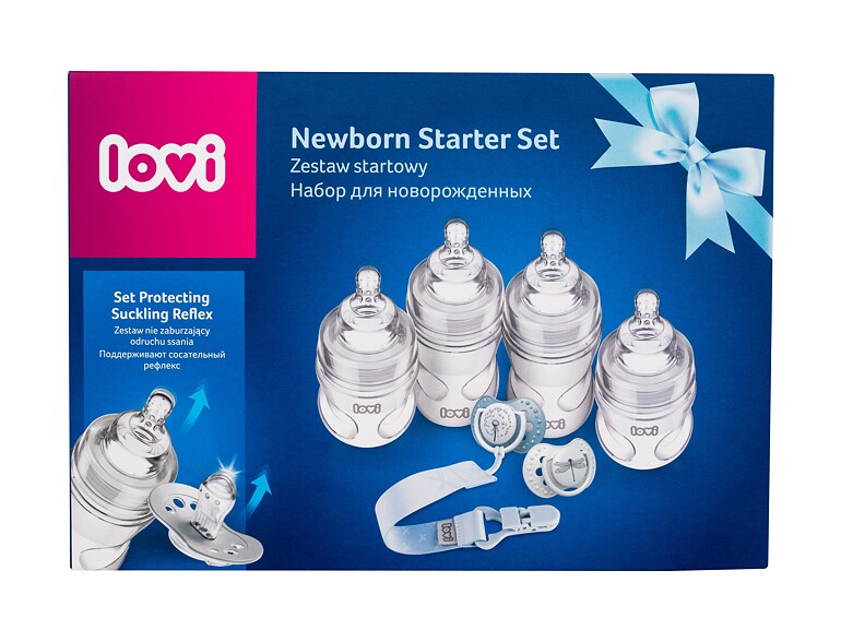 Babyflasche LOVI Newborn Starter Set Boy 250 ml Beschädigte Schachtel