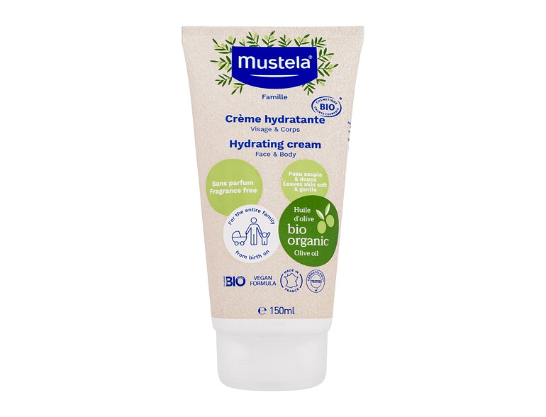 Crema giorno per il viso Mustela Bio Hydrating Cream 150 ml