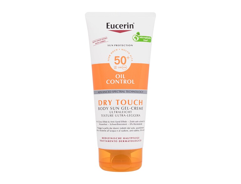 Soin solaire corps Eucerin Sun Oil Control Dry Touch Body Sun Gel-Cream SPF50+ 200 ml