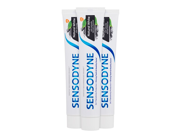 Zahnpasta  Sensodyne Natural White Trio 3x75 ml