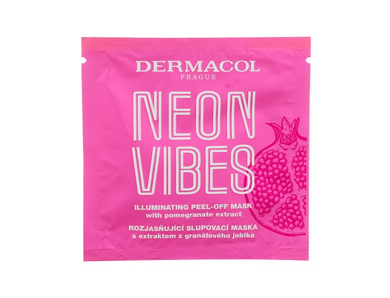 Gesichtsmaske Dermacol Neon Vibes Illuminating Peel-Off Mask 8 ml