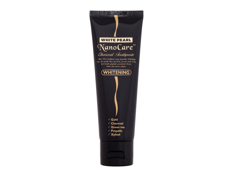 Zahnpasta  White Pearl NanoCare Whitening Charcoal Toothpaste 100 g Beschädigte Schachtel