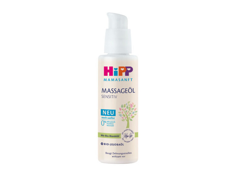 Cellulite e smagliature Hipp Mamasanft Massage Oil Sensitive 100 ml