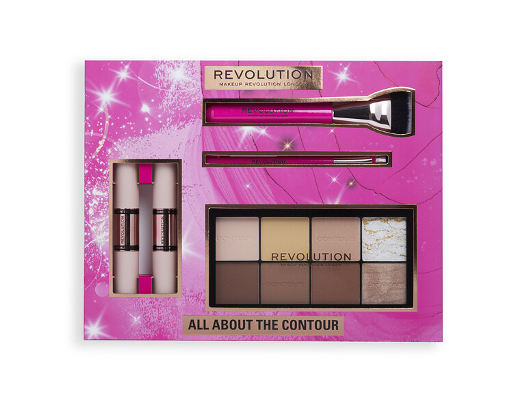 Contouring palette Makeup Revolution London All About The Contour Gift Set 16 g Sets