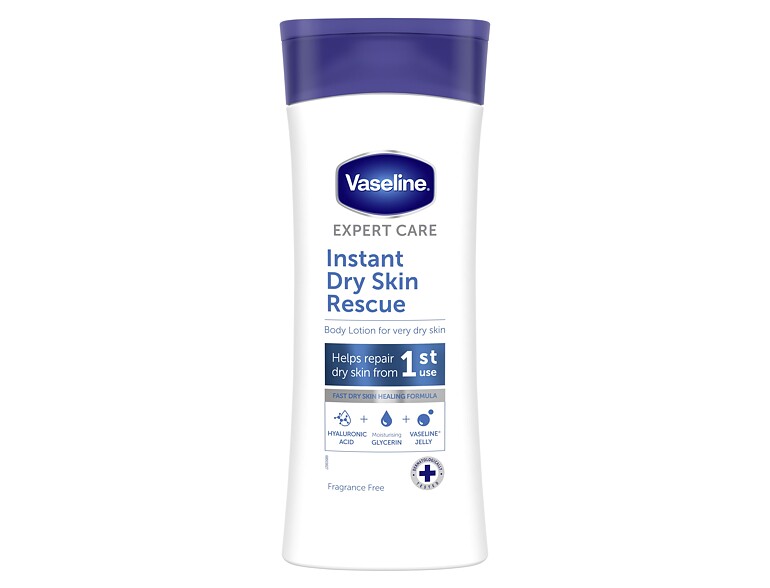 Lait corps Vaseline Expert Care Instant Dry Skin Rescue 400 ml