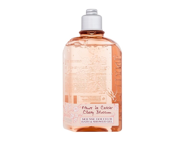 Doccia gel L'Occitane Cherry Blossom Bath & Shower Gel 250 ml