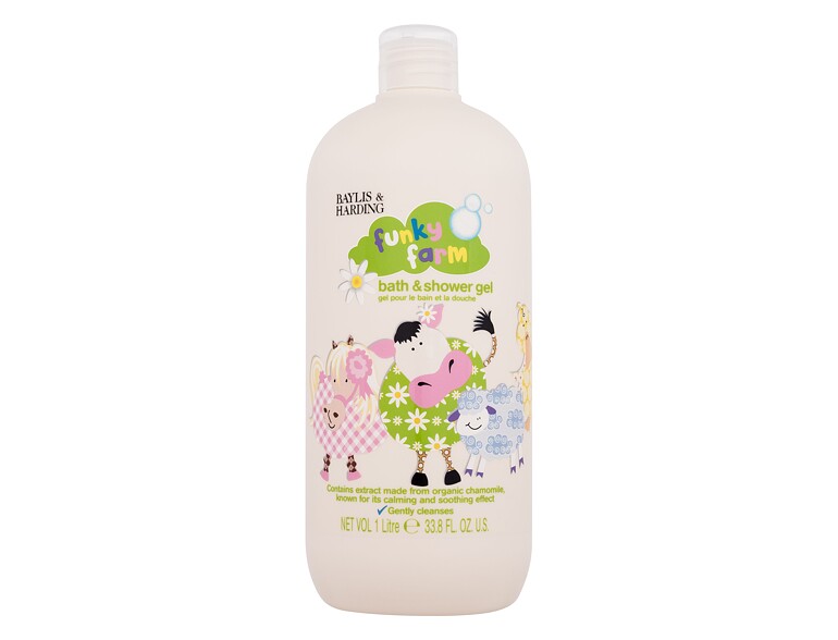 Duschgel Baylis & Harding Funky Farm Bath & Shower Gel 1000 ml Beschädigtes Flakon